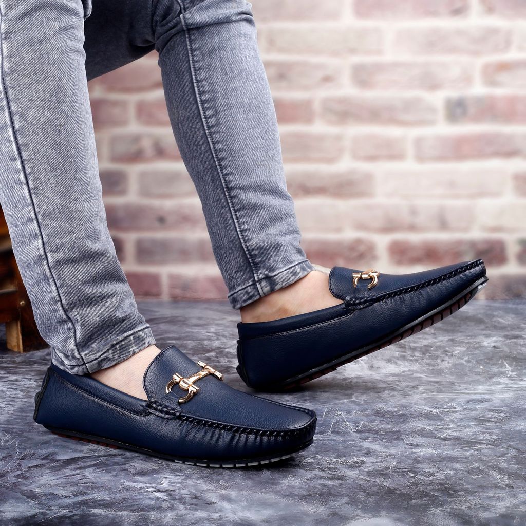 New Latest Men's Faux Leather Slip-on Loafers - Casual Shoes | Buy online on ZillyBuy