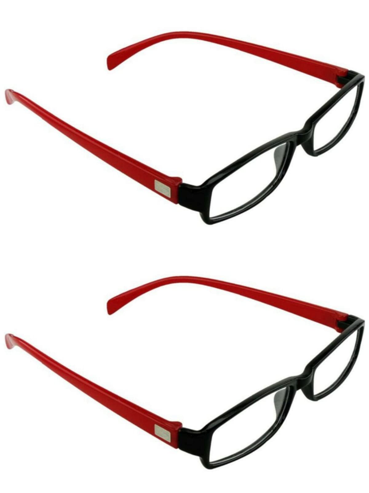 Jodykoes Half Eye Shape Light Weight Frame (Pack of 2) (Red & Red)