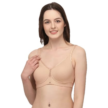 BRA-CB-328 FULL COVERAGE MINIMISER NON-PADDED NON-WIRED COLOUR : NUDE