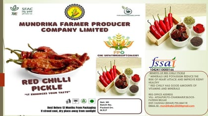 Red Chilli Pickle - 400gm