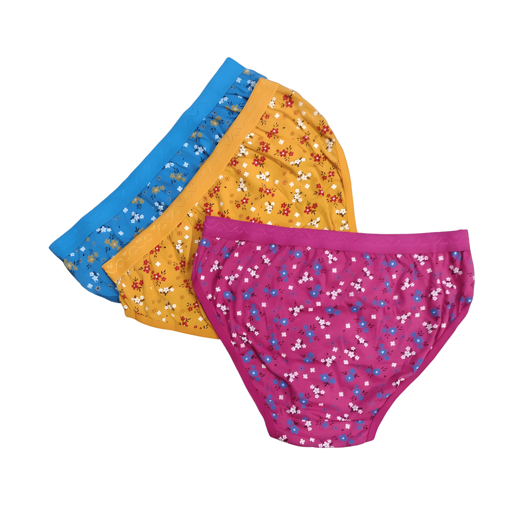 Maxolity Women's Cotton Hipster Panties - Comfortable and Stylish panty for women & Girl pack of 3