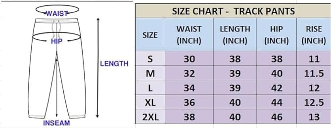 Solid Men Black Track Pants