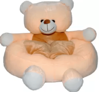 Joey Toys Baby Soft Seat Teddy - 14 inch  (Beige)