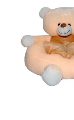 Joey Toys Baby Soft Seat Teddy - 14 inch (Beige)