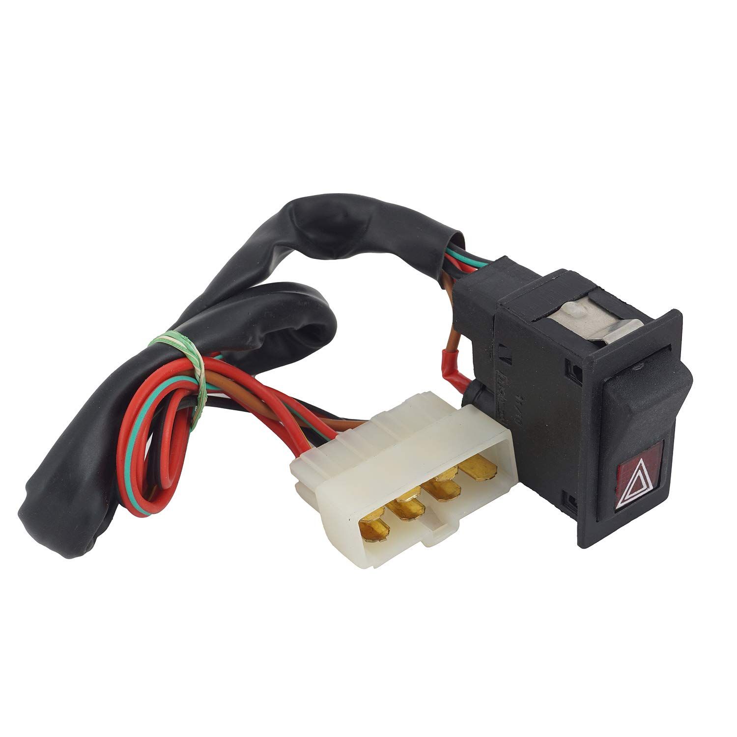 Uno Minda Td-31382 Hazard Warning Switch-Ashok Leyland-With