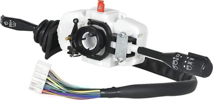 Uno Minda Td-11425 Lever Combination Switch - 2 Stalk - 19 Wires, 20 Pole Single Coupler for Tata 207