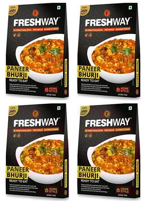 Freshway Ready to Eat Jain Pav Bhaji A Nutritious, Flavor Packed Indian Comfort Meal in Minutes