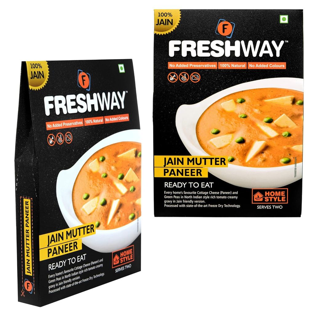 JAIN MUTTER PANEER Instant Food Ready to eat in 5-7 Min