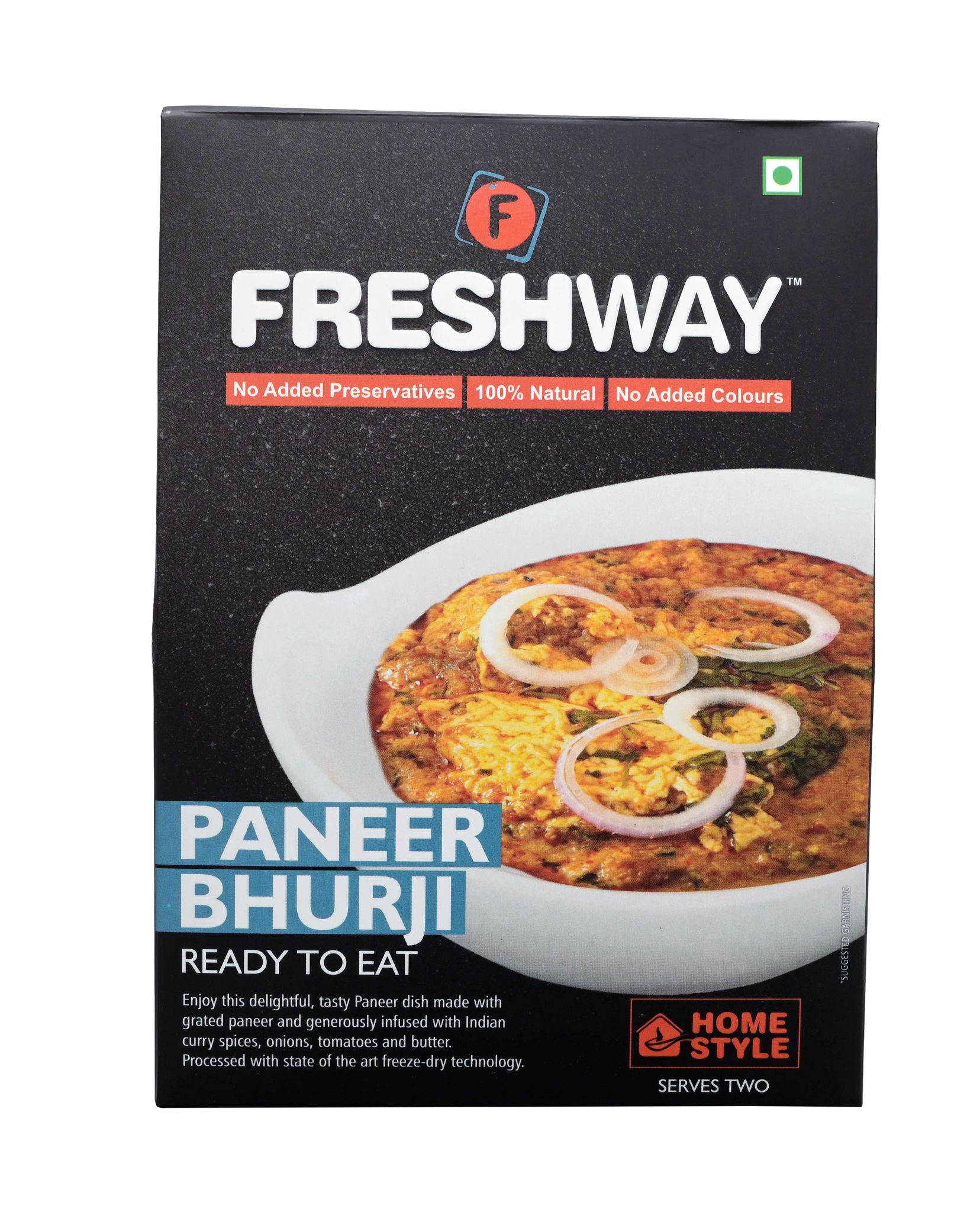 Freshway Ready To Eat Combo Palak Paneer, Paneer Bhurji, Pav Bhaji, Tawa Masala, Makkhanwala