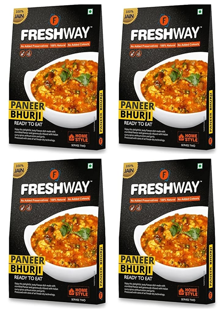 Freshway Ready to Eat Jain Pav Bhaji | A Nutritious, Flavor Packed Indian Comfort Meal in Minutes