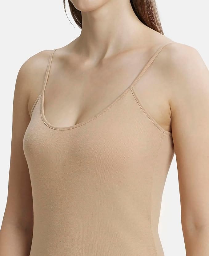 Jockey Women's Super Combed Cotton Rib Camisole with Adjustable Straps Pack of 1