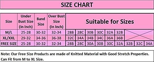 Chintels Women's Girl's Spandex Removable Padded & Non Wired Seamless Tube Bra Pack of 1