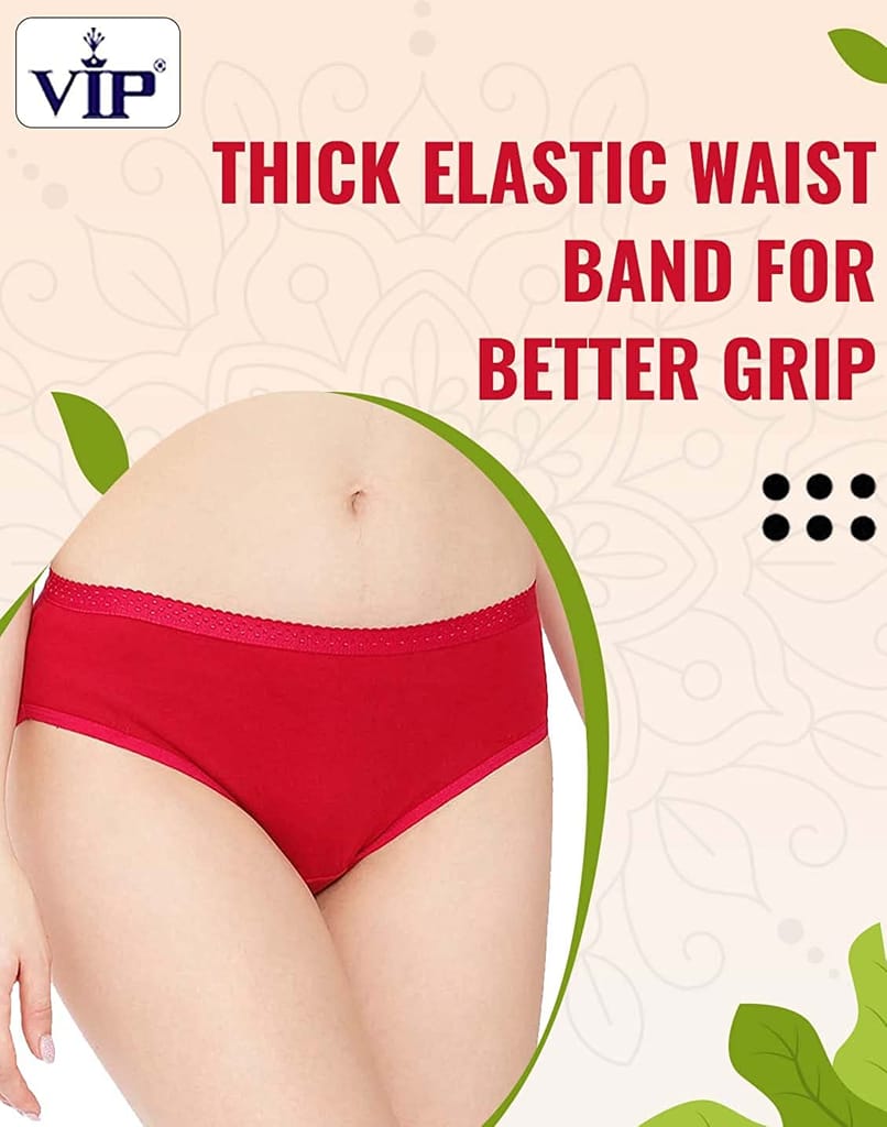 VIP Womens Assorted Hipster Panties Pack of 6
