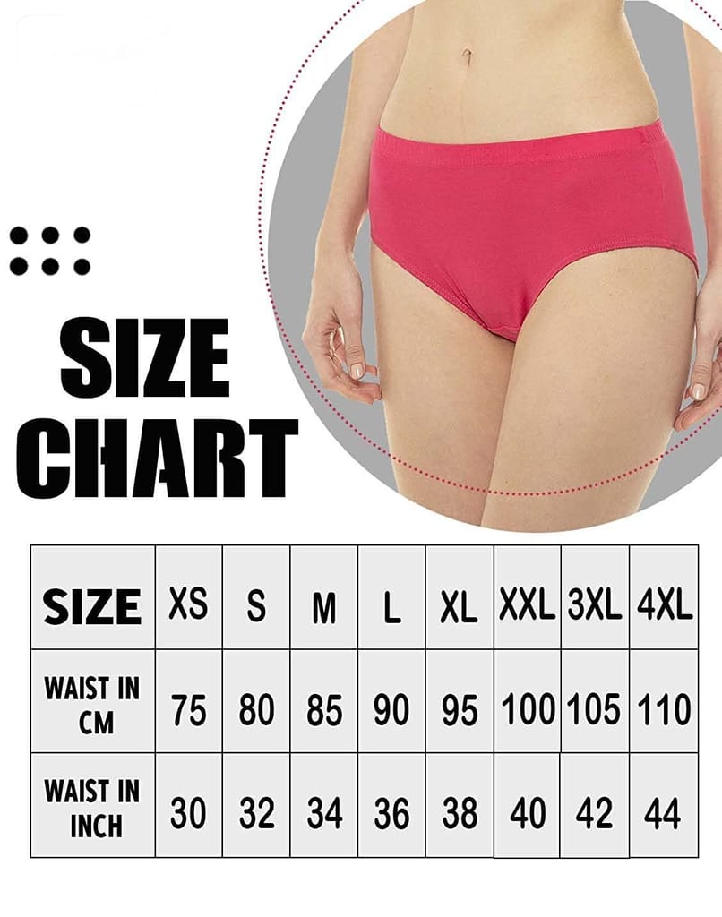 VIP Womens Hipster Panties Pack of 3