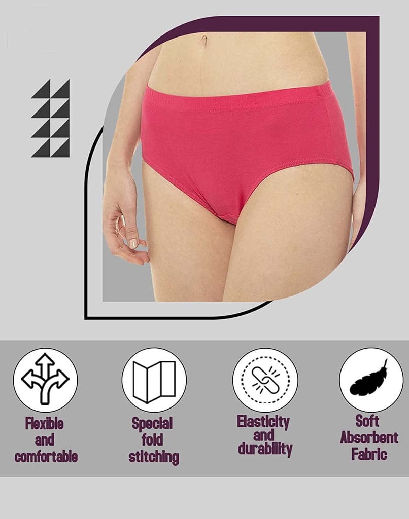 VIP Womens Hipster Panties Pack of 3