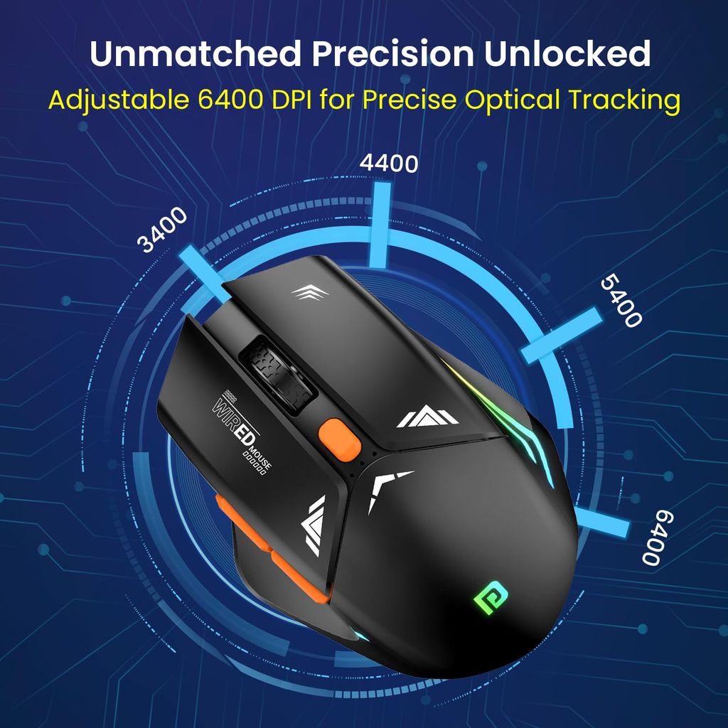 Portronics Vader Wired Gaming Mouse