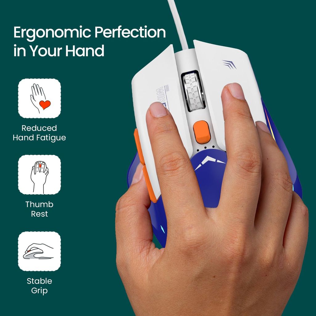 Portronics Vader Wired Gaming Mouse