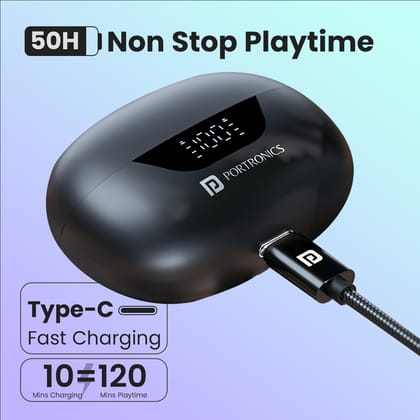Portronics Harmonics Twins 28 ANC TWS in Ear Earbuds