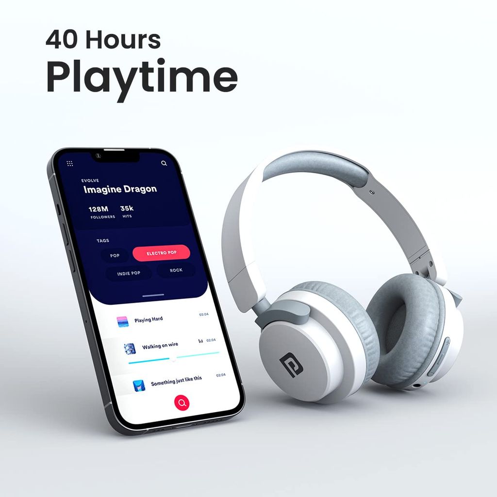 Portronics Muffs M2 Bluetooth Headphones On Ear