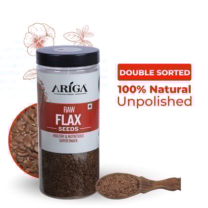 Ariga Foods Premium Raw Flax Seeds (500 g)