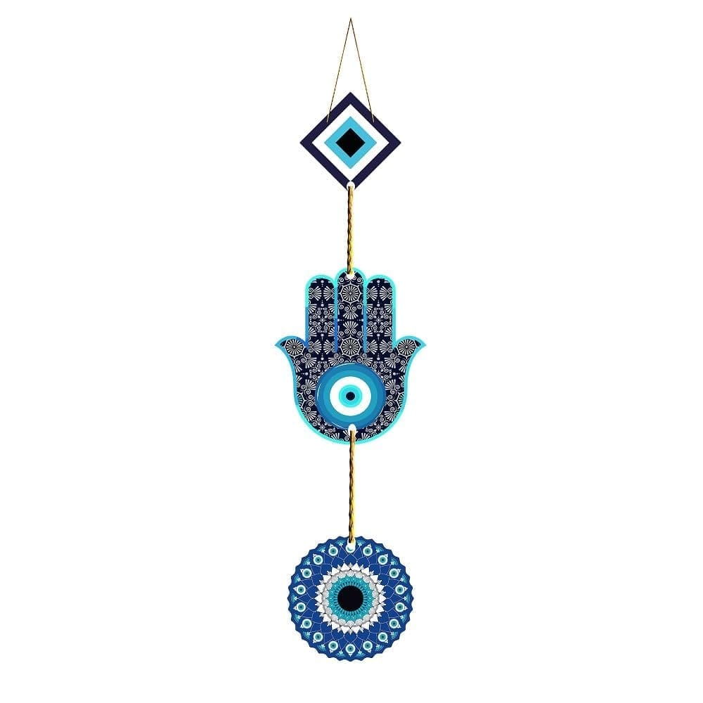 Charmor Stop Negative Energy Wall Hanging Decorative Items for Home | Gifts | Living Room | Modern Decor Items (WH5002)