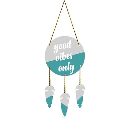 Charmor good vibes only Wall Hanging Decorative Items for Home | Gifts | Living Room | Modern Decor Items (WH4605)