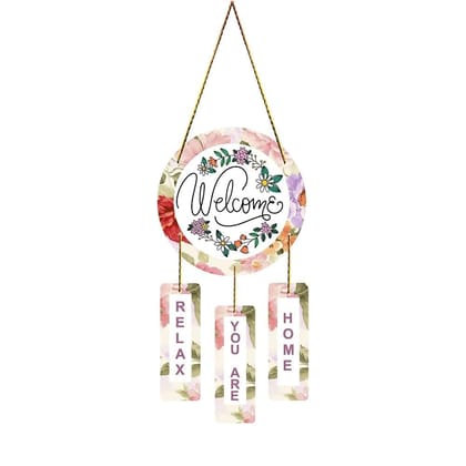 Charmor Welcome Wall Hanging Decorative Items for Home | Gifts | Living Room | Modern Decor Items (WH4603)