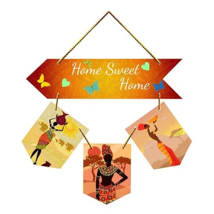 Wall Hangings for Home Decoration Items for Living Room Decor Welcome Home Wall Hanging for Home Office Decoration Handmade Craft Decorative Wall Art (WH2814)