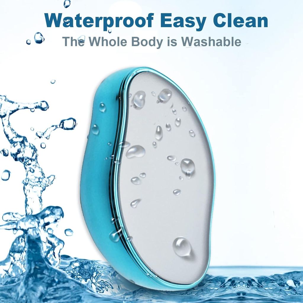 Crystal Hair Remover For Women & Men, Painless Remover Arms Legs & Back, Reusable Removal Stone Pack of 1 (Multicolor)