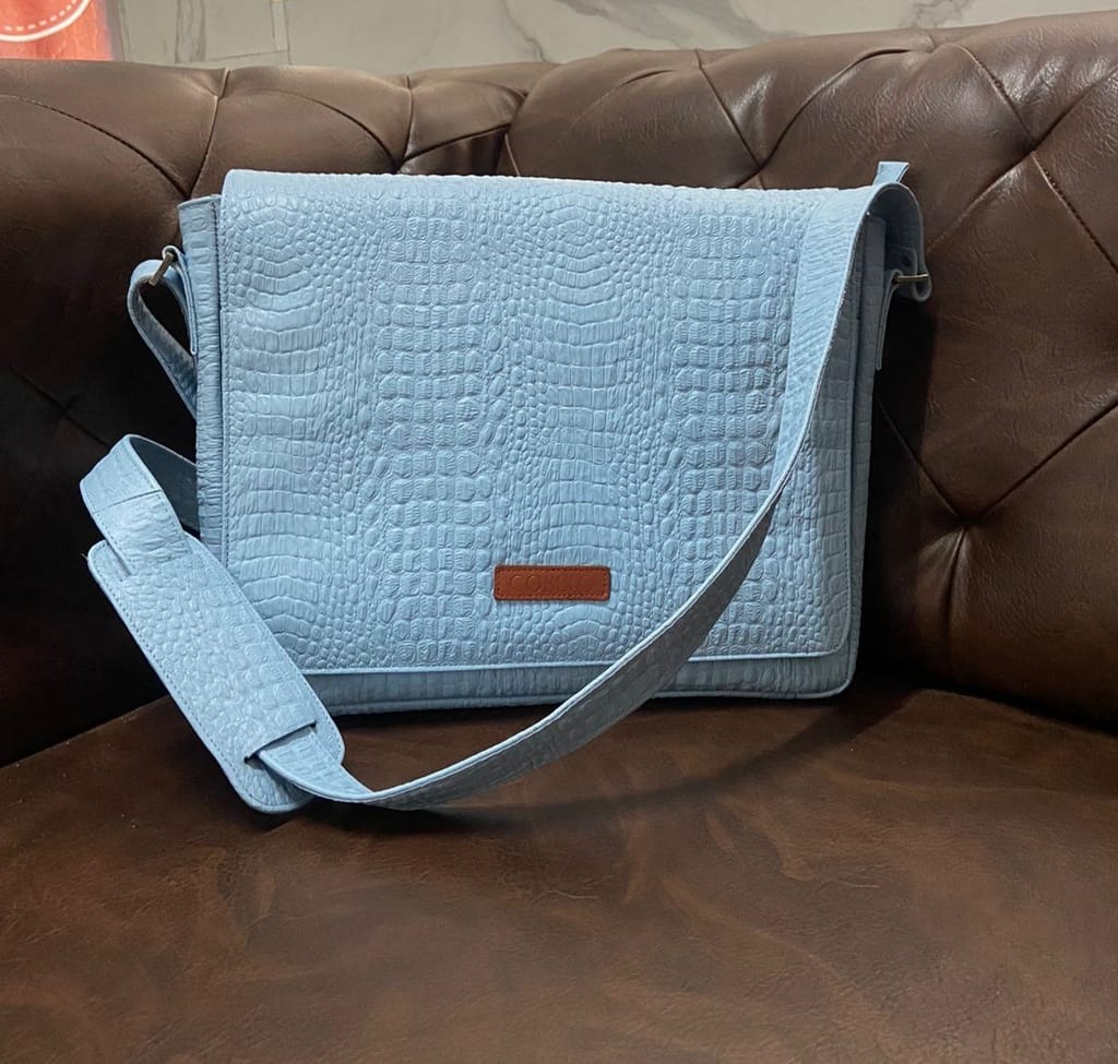 LEATHER FLAP LAPTOP BAG - Handbags | Buy online on ZillyBuy