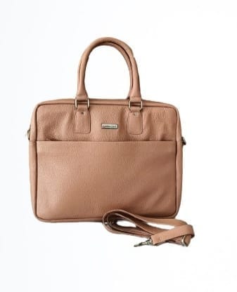 Classic  Textured Leather Laptop Bag - Handbags | Buy online on ZillyBuy