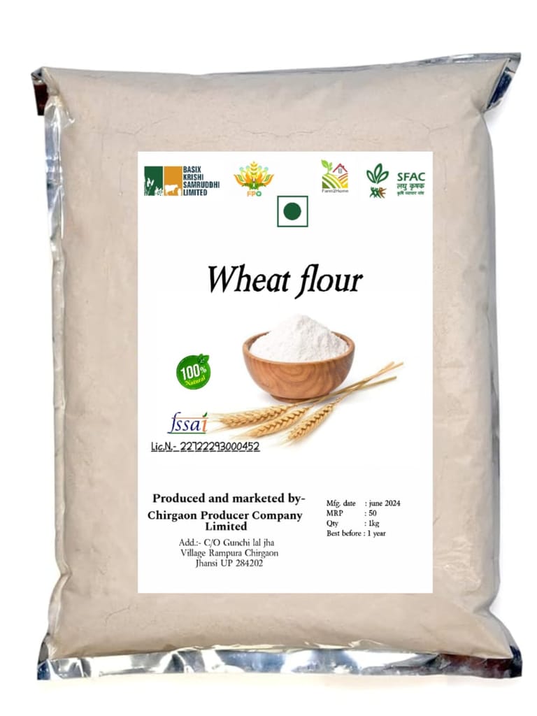 Wheat flour | 1Kg (pack of 2)