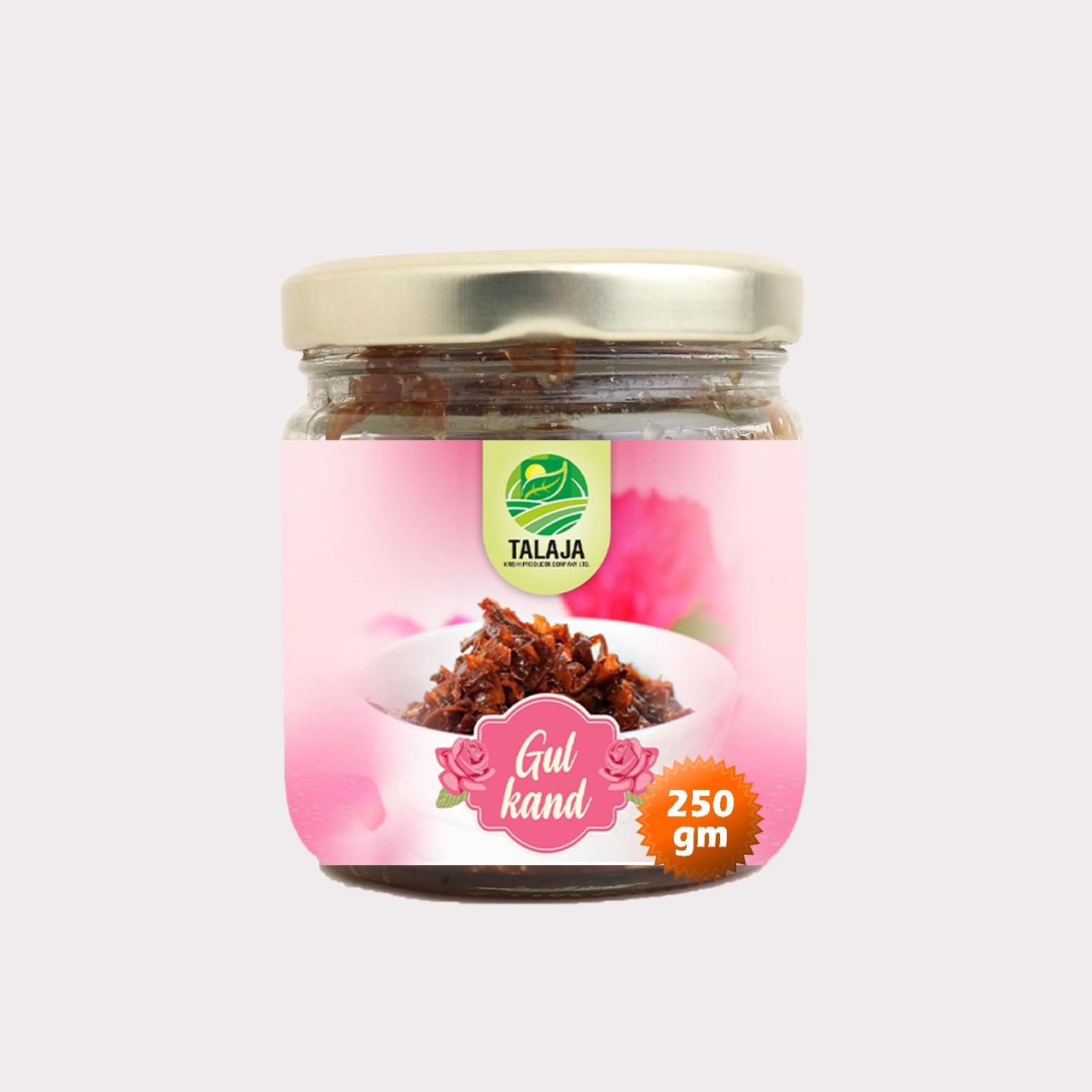 Gulkand 250 gm by TALAJA KRISHI PRODUCER – Natural, Rose-Petal Preserve for Cooling & Wellness. 