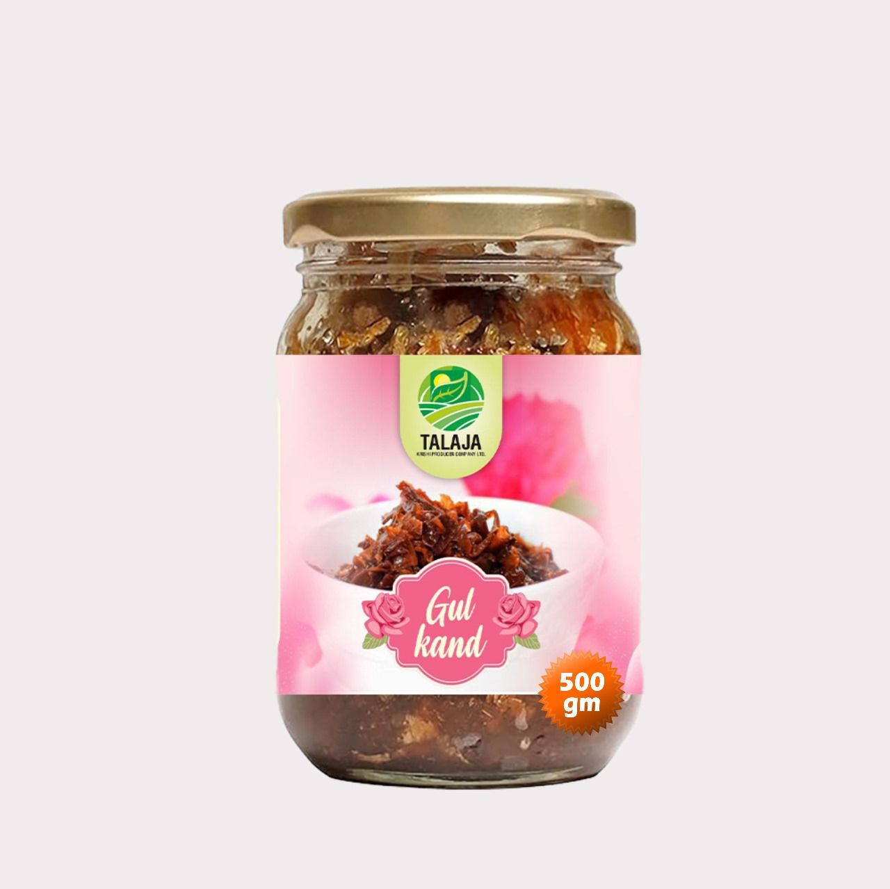 Gulkand 500 gm by TALAJA KRISHI PRODUCER – Natural, Rose-Petal Preserve for Cooling & Wellness. 