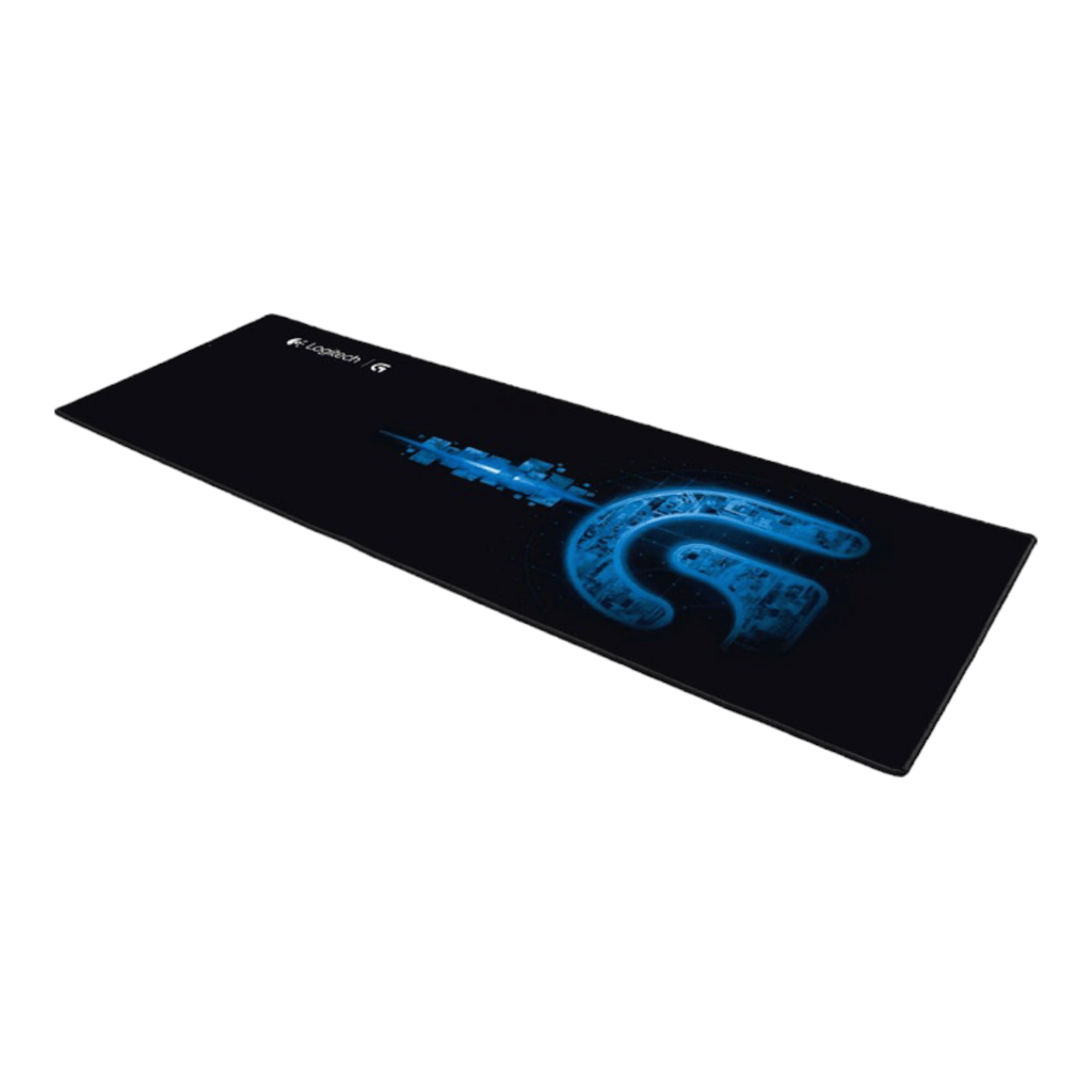 Logitech Logo Mouse Pad | 70cm x 30cm Large Non-Slip Desk Mat for Desktop and Laptop | Smooth Surface & Durable Design