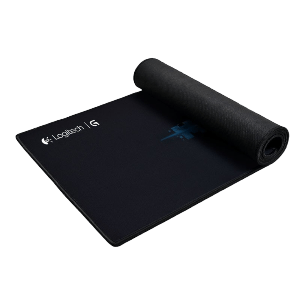 Logitech Logo Mouse Pad | 70cm x 30cm Large Non-Slip Desk Mat for Desktop and Laptop | Smooth Surface & Durable Design