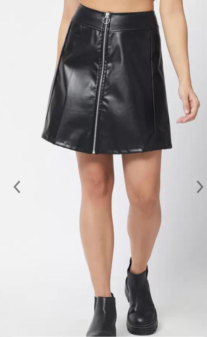 Women Leather Skirt