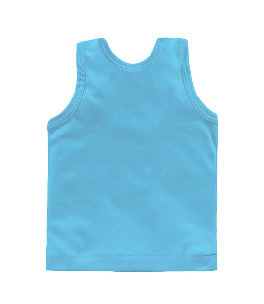 Neeba Kids Cotton Multicolor Printed Vest for Boys, Summer Innewear Undershirt Ganji Baniyan for New born Baby Boy (Pack of 3)