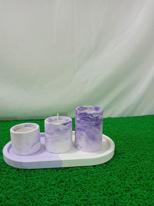Concrete Candle set
