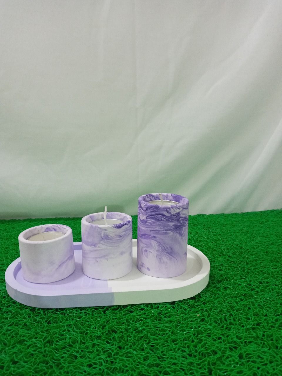 Concrete Candle set