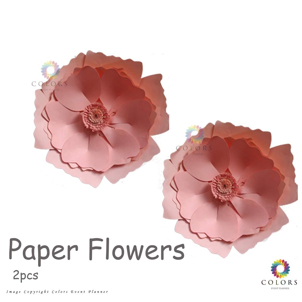 Colors Party Supplies Happy Birthday DIY Party Kit [Floral Peach-40th]
