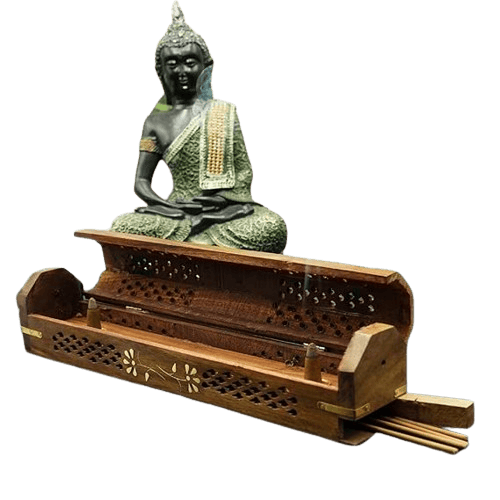 Sheesham Wooden Incense Stick Box Holder Dhoop Stand