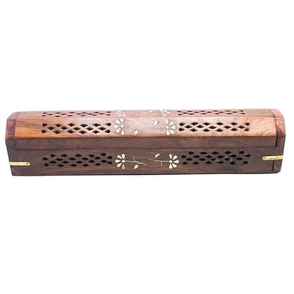 Sheesham Wooden Incense Stick Box Holder Dhoop Stand