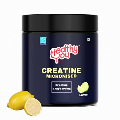 Healthy You Creatine | 3g Creatine per 5g scoop| Enhances Energy Production & Performance| Essential Amino Acids| Pack of 1 in Powder Form