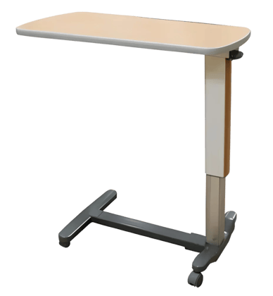 ADJUSTABLE BED SIDE TABLE - GAS SPRING