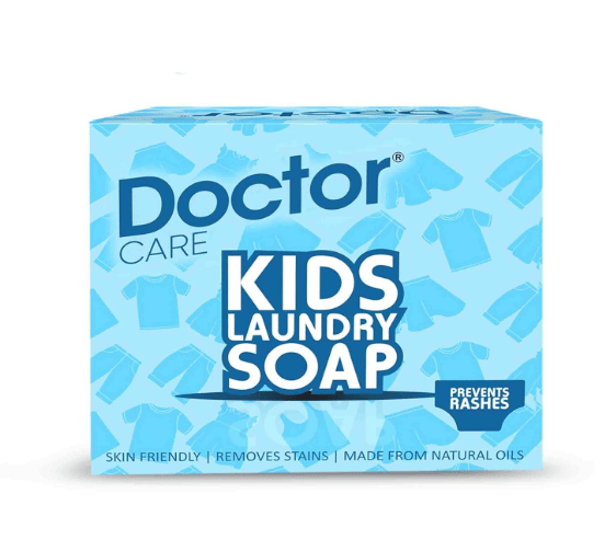 Doctor Care Kids-Baby Laundry Soap | Natural for Baby Clothes | No Harmful Chemicals | Skin Friendly Organic Washing Soap | Specially for Nappies,Mainly for Sensitive Skin 150gm x 3 (Pack of 1)