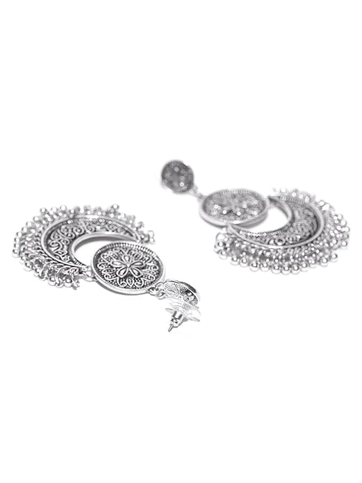 Fashion Jewellery for women Afghani Tribal Oxidised Dangler Earrings for Girls and Women - Earrings | Buy online on ZillyBuy