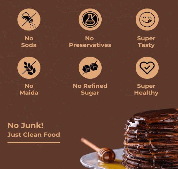 Millets Pancake/Waffle,Chocolate Pancake/Waffle, No Maida | Gut Friendly | Gluten Free | Diabetic friendly | 150g x 2 | Pack of 2