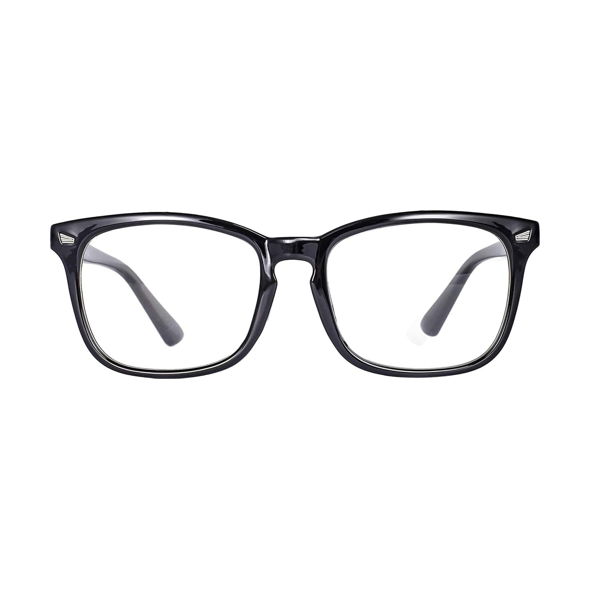 4Flaunt Blue Ray Blocking Lenses Zero Power Blue Cut Rectangle Computer Glasses Anti Glare, Lightweight & Blocks Harmful Rays | UV Protection Spectacles For Men & Women | Medium (C3 - Animal Print)