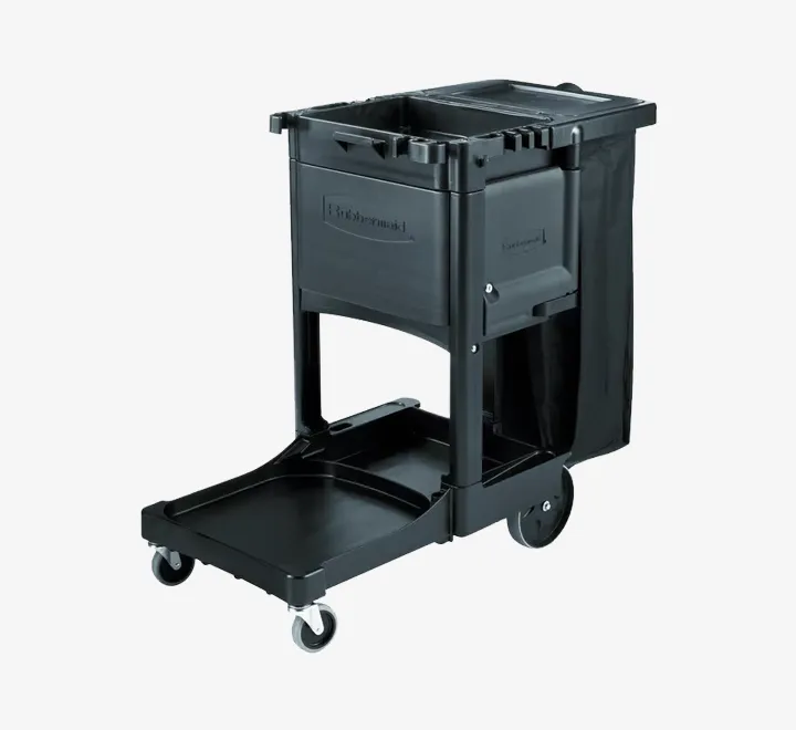 Rubbermaid Executive Waste Cover for High-Capacity Janitorial Cleaning Carts, Black, 17.62 Inch x 12.5 Inch x 12.5 Inch